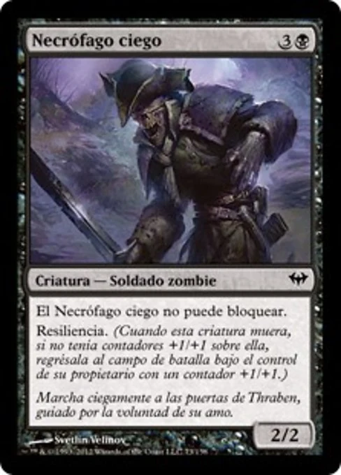 Necrófago ciego