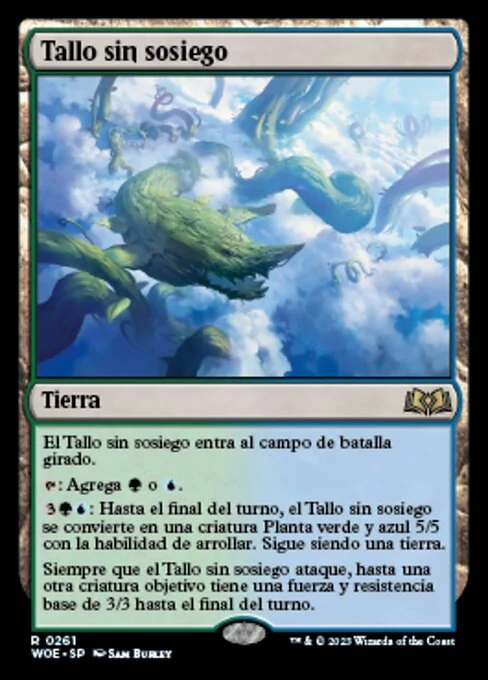 Tallo sin sosiego