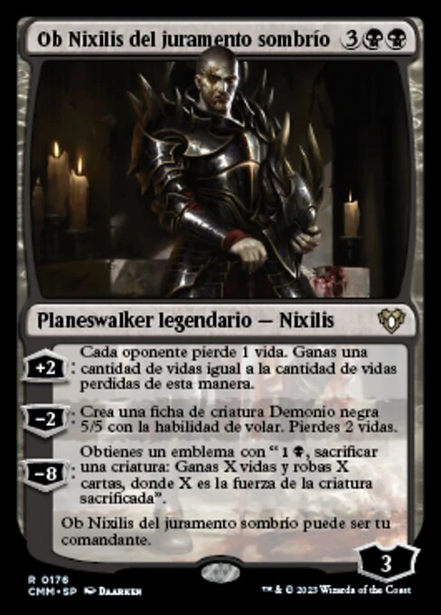 Ob Nixilis del juramento sombrío