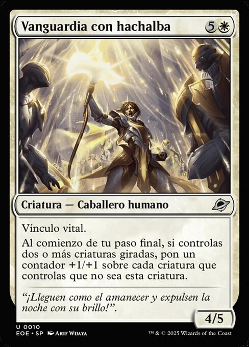 Vanguardia con hachalba