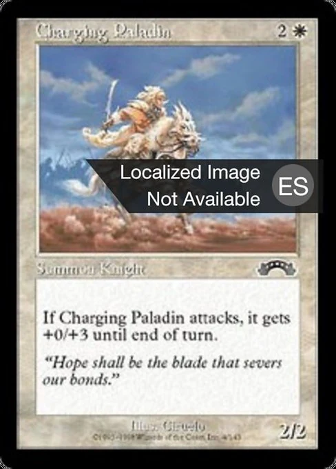 Paladín a la carga