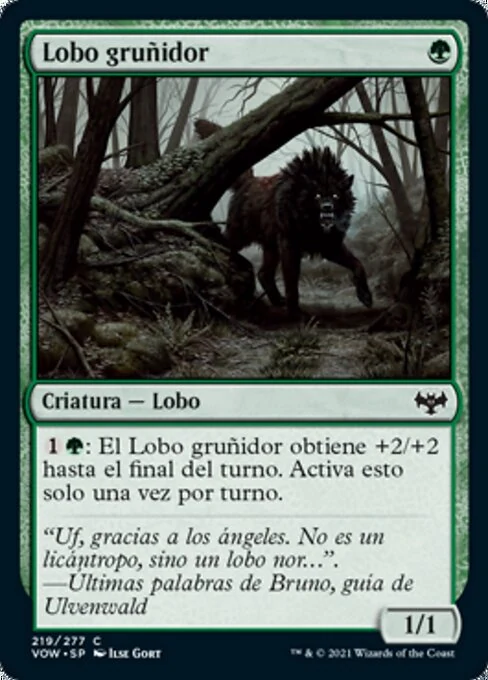 Lobo gruñidor