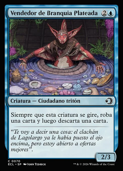 Vendedor de Branquia Plateada