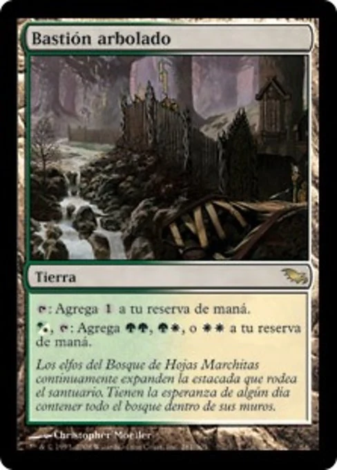 Bastión arbolado