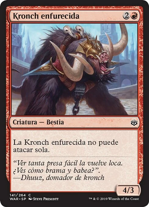 Kronch enfurecida