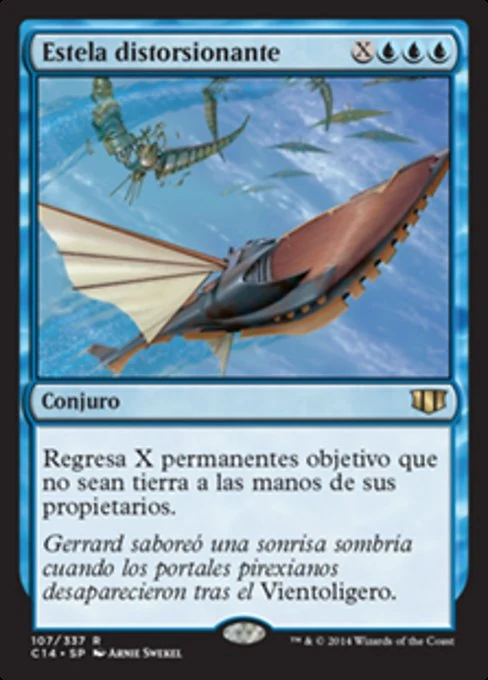 Estela distorsionante