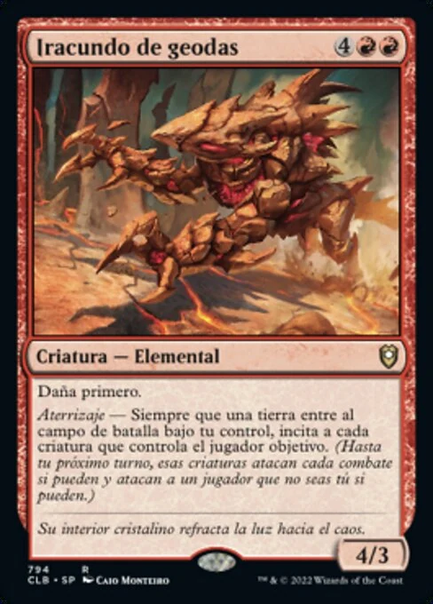 Iracundo de geodas