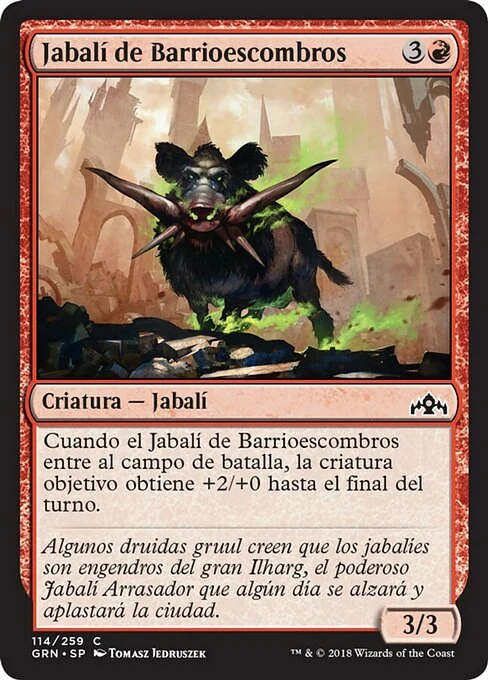Jabalí de Barrioescombros