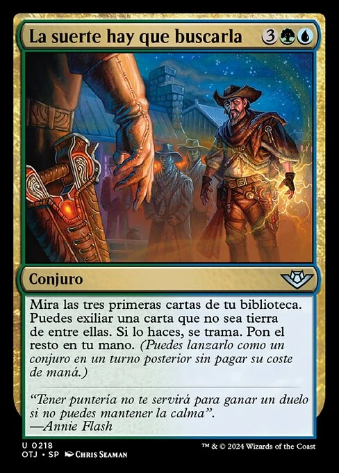 La suerte hay que buscarla