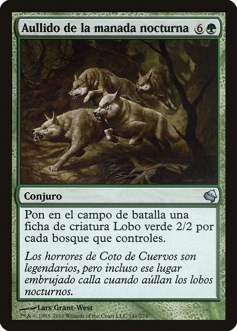 Aullido de la manada nocturna
