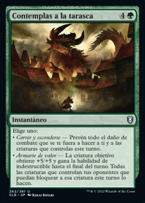 Contemplas a la tarasca