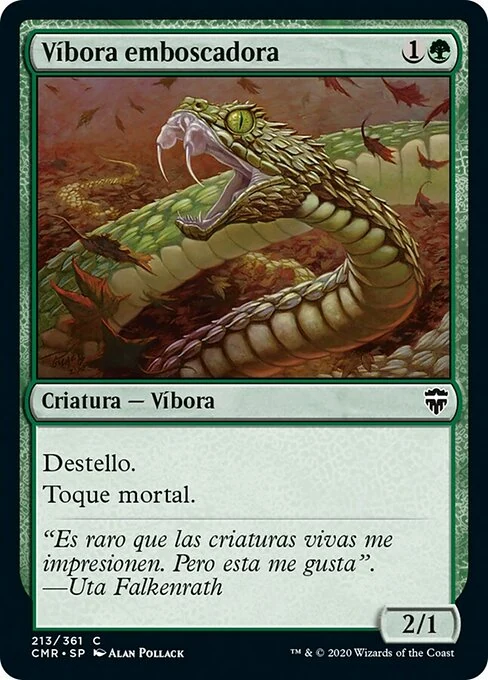 Víbora emboscadora
