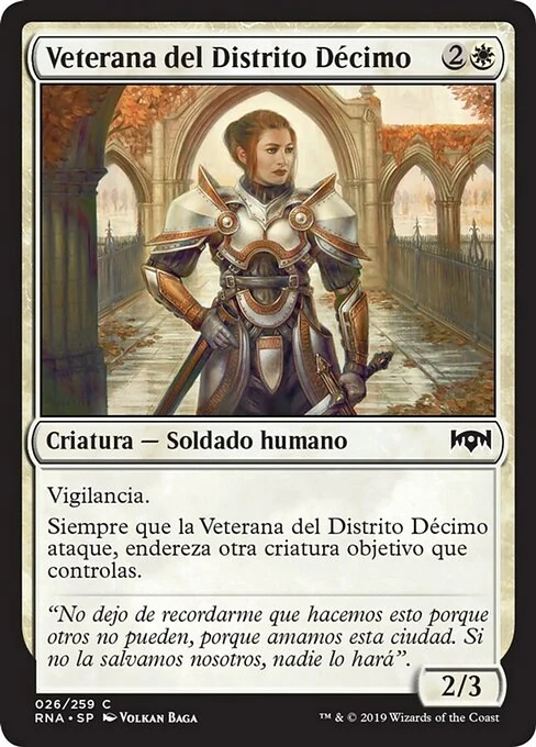 Veterana del Distrito Décimo