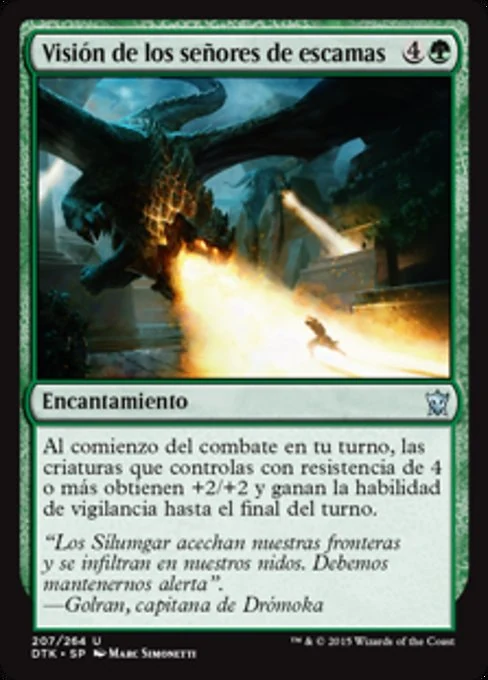 Visión de los señores de escamas