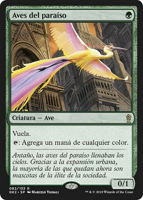 Aves del paraíso