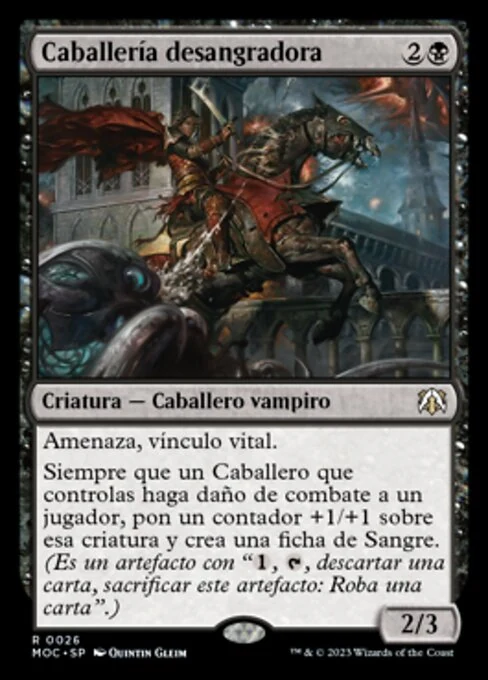 Caballería desangradora