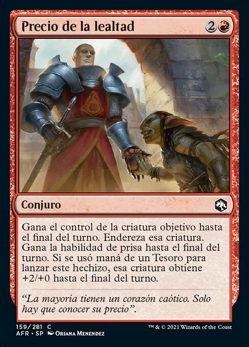 Precio de la lealtad