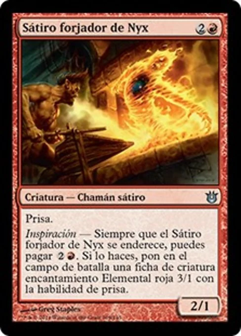 Sátiro forjador de Nyx