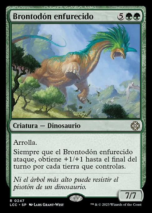 Brontodón enfurecido