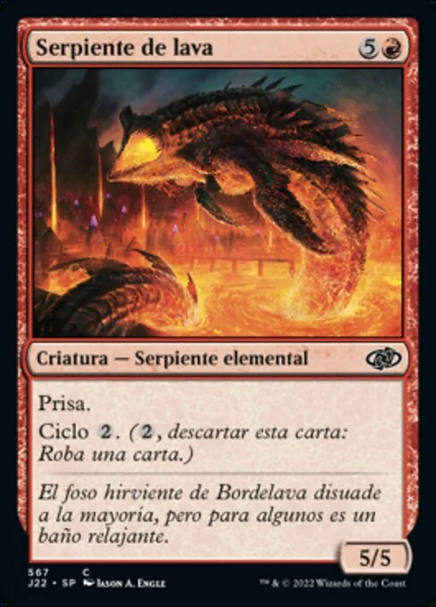 Serpiente de lava