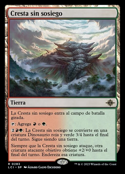 Cresta sin sosiego