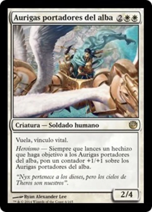 Aurigas portadores del alba