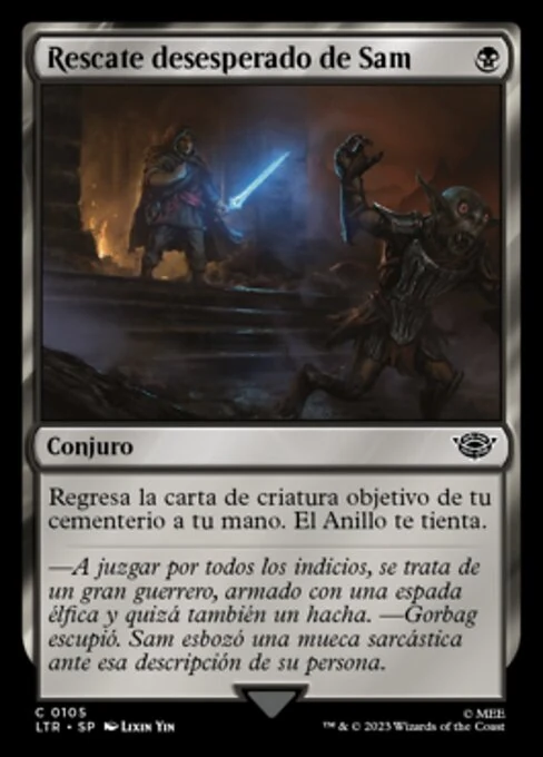 Rescate desesperado de Sam