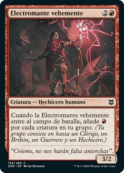 Electromante vehemente