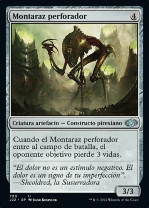 Montaraz perforador