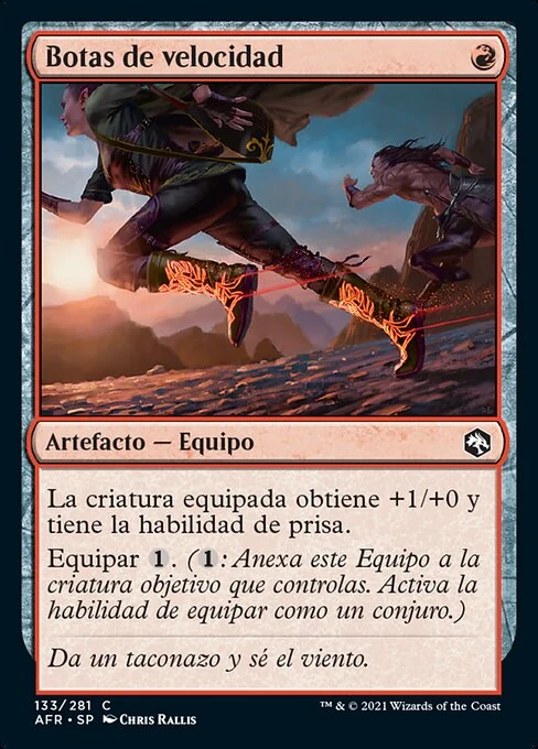 Botas de velocidad