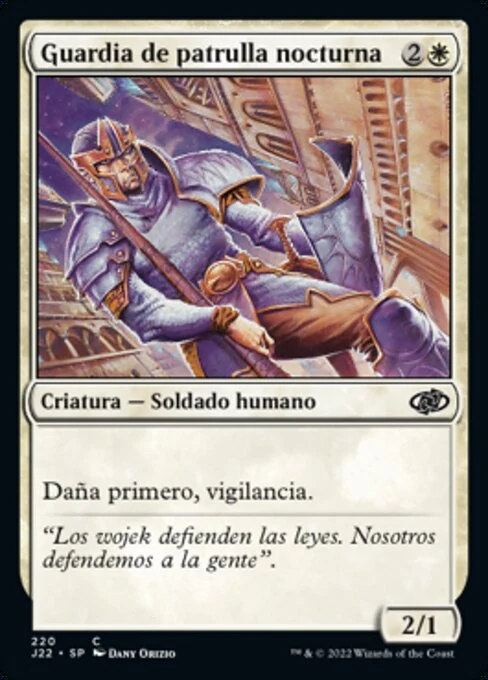 Guardia de patrulla nocturna