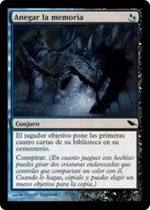 Anegar la memoria
