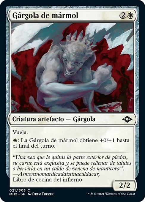 Gárgola de mármol