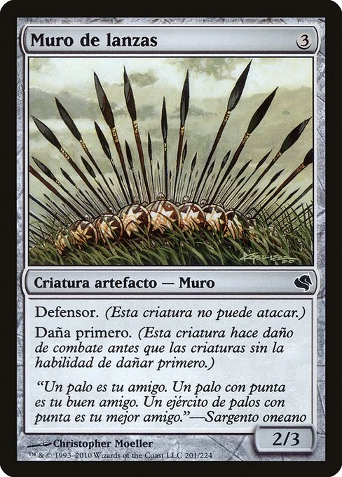 Muro de lanzas