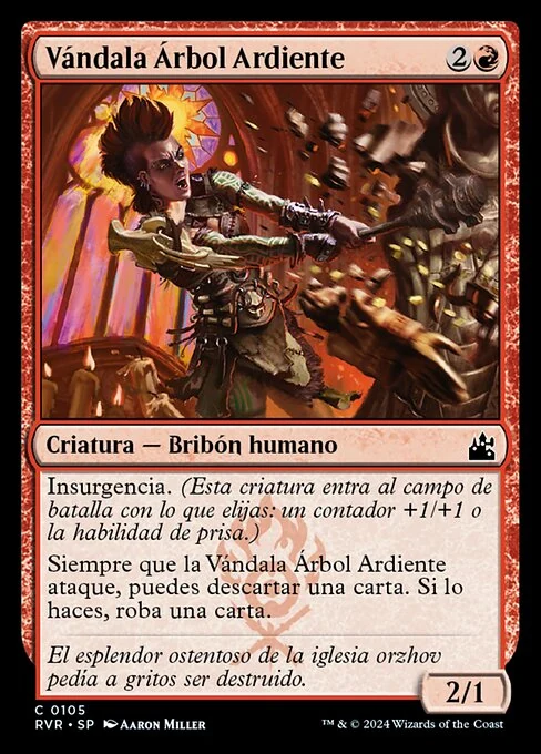 Vándala Árbol Ardiente