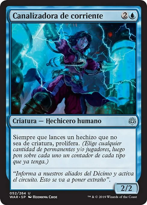 Canalizadora de corriente