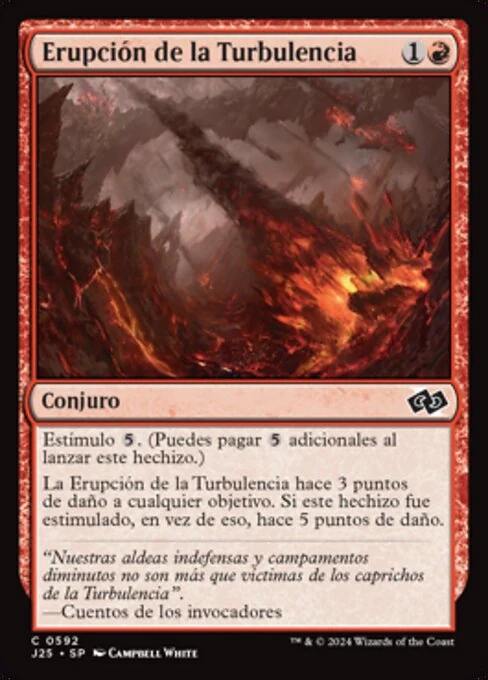 Erupción de la Turbulencia