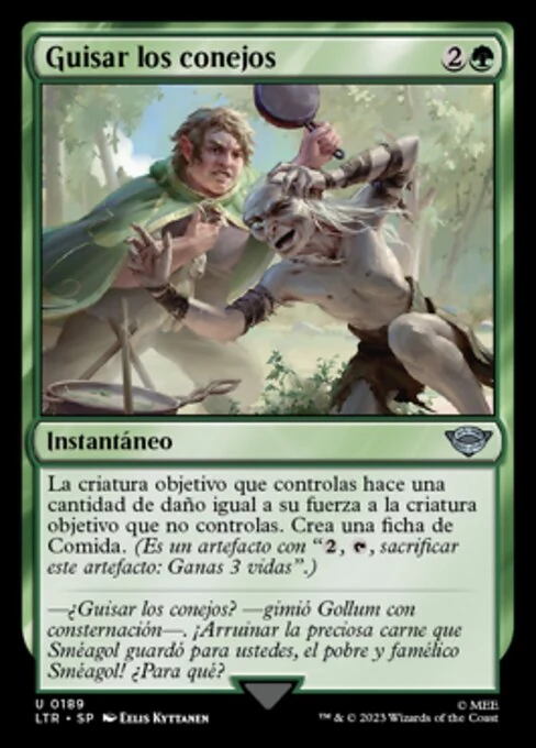 Guisar los conejos