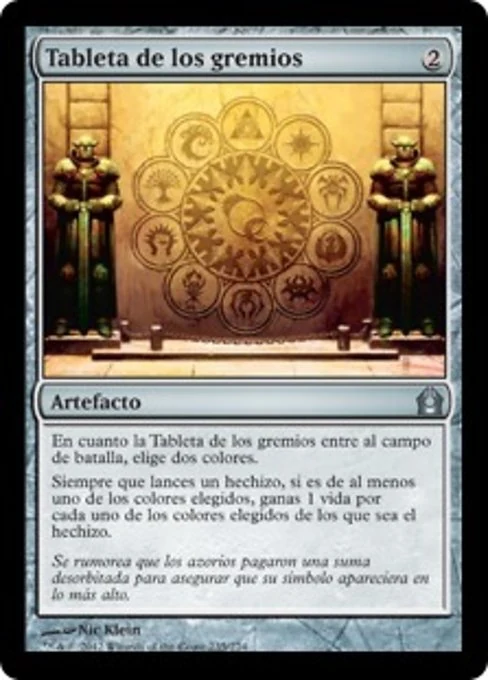 Tableta de los gremios