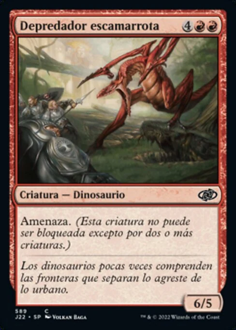 Depredador escamarrota