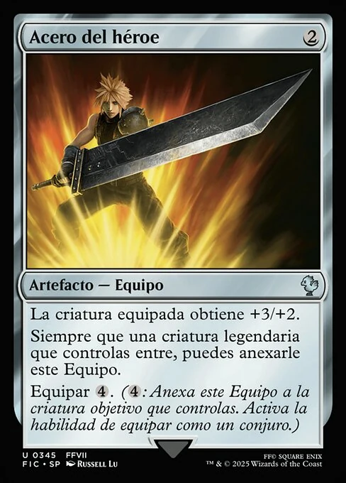 Acero del héroe