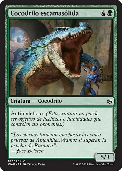 Cocodrilo escamasólida