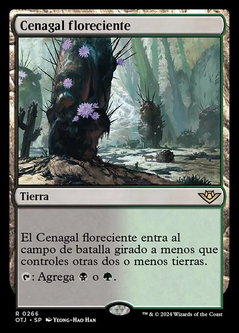 Cenagal floreciente