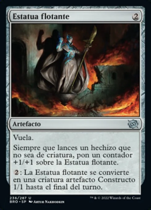 Estatua flotante
