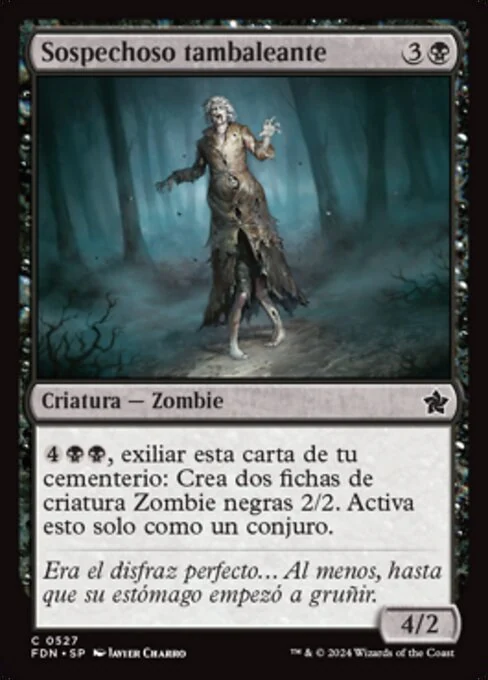 Sospechoso tambaleante