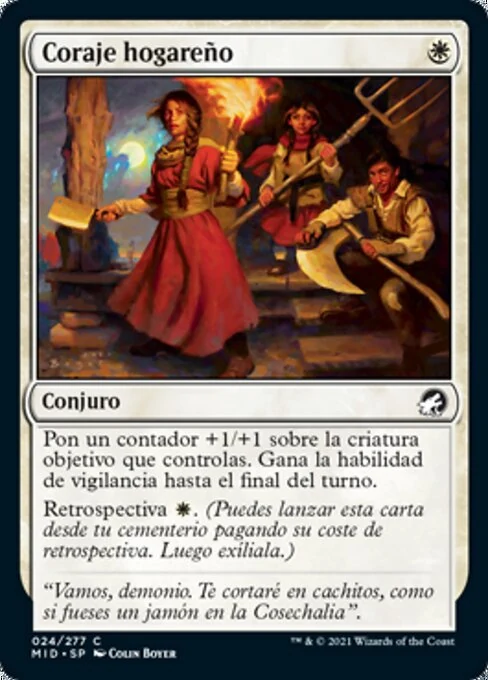 Coraje hogareño