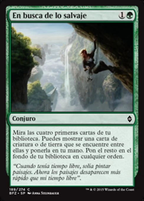 En busca de lo salvaje
