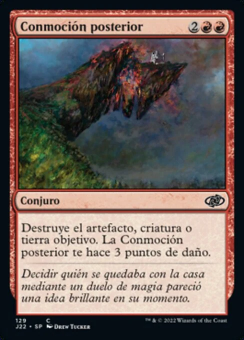 Conmoción posterior