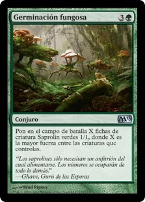 Germinación fungosa