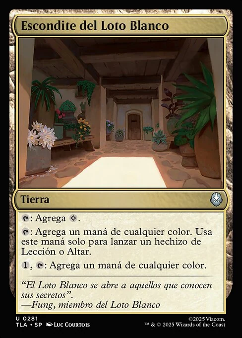 Escondite del Loto Blanco